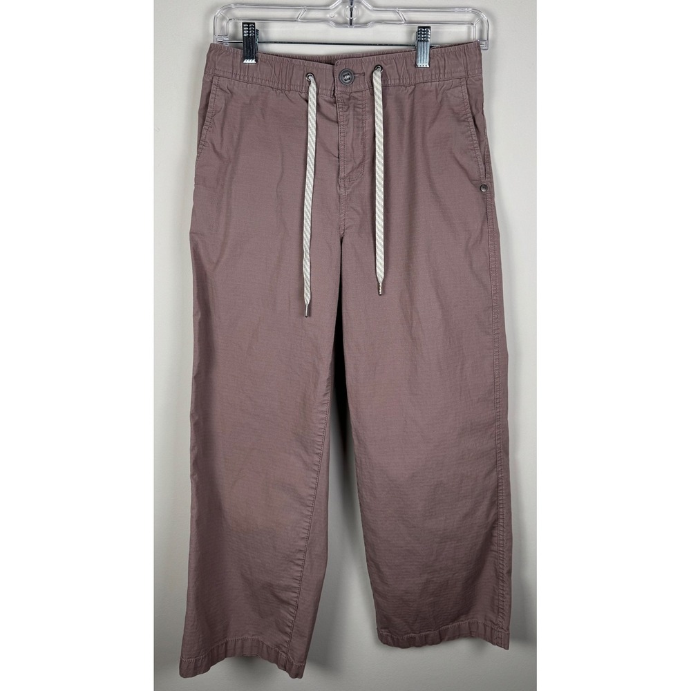 Vuori Women's Wide-Leg Ripstop Pant in Mauve - Size‎ S